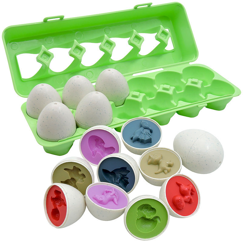 Montessori Smart Eggs Puzzle: Shape Matching Set