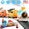 RC Electric Steam Train Set: Light, Sound & Smoke
