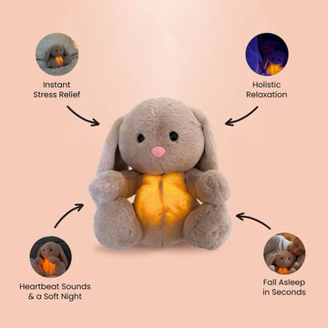Soothing Breathing Bunny: Rhythmic Sleep Companion