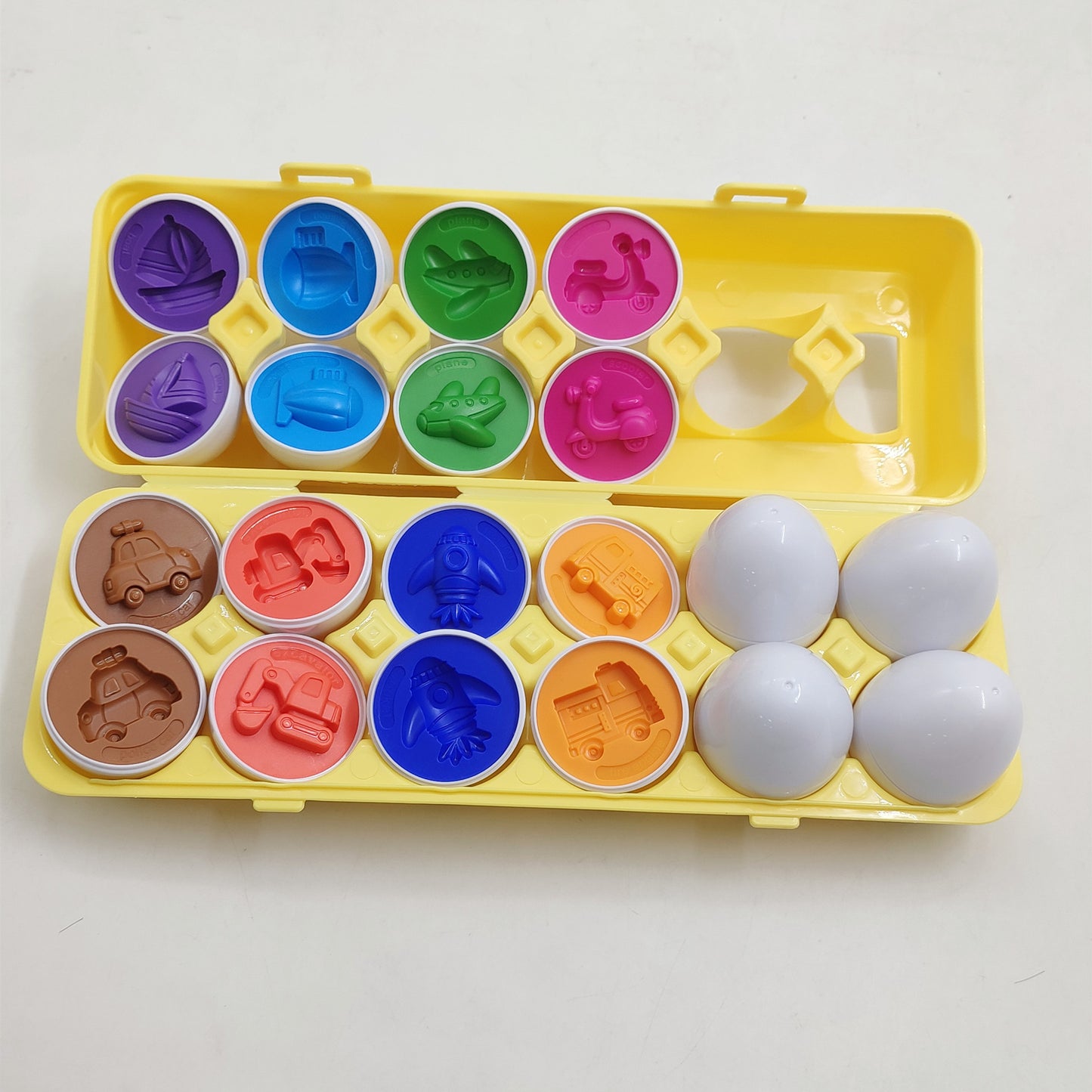 Montessori Smart Eggs Puzzle: Shape Matching Set