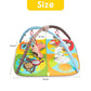 Zoo Theme Baby Play Gym: Sensory Activity Mat