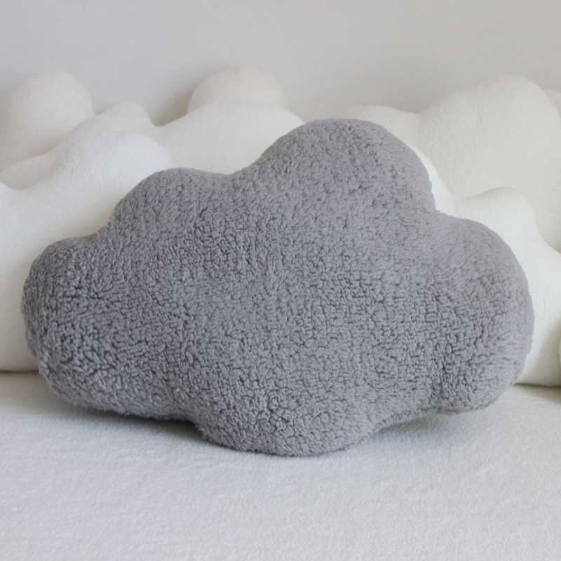 Soft Plush Weather Series Pillow: Cloud, Sun & Rainbow