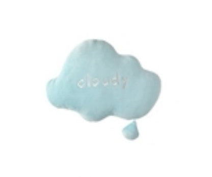 Soft Plush Weather Series Pillow: Cloud, Sun & Rainbow