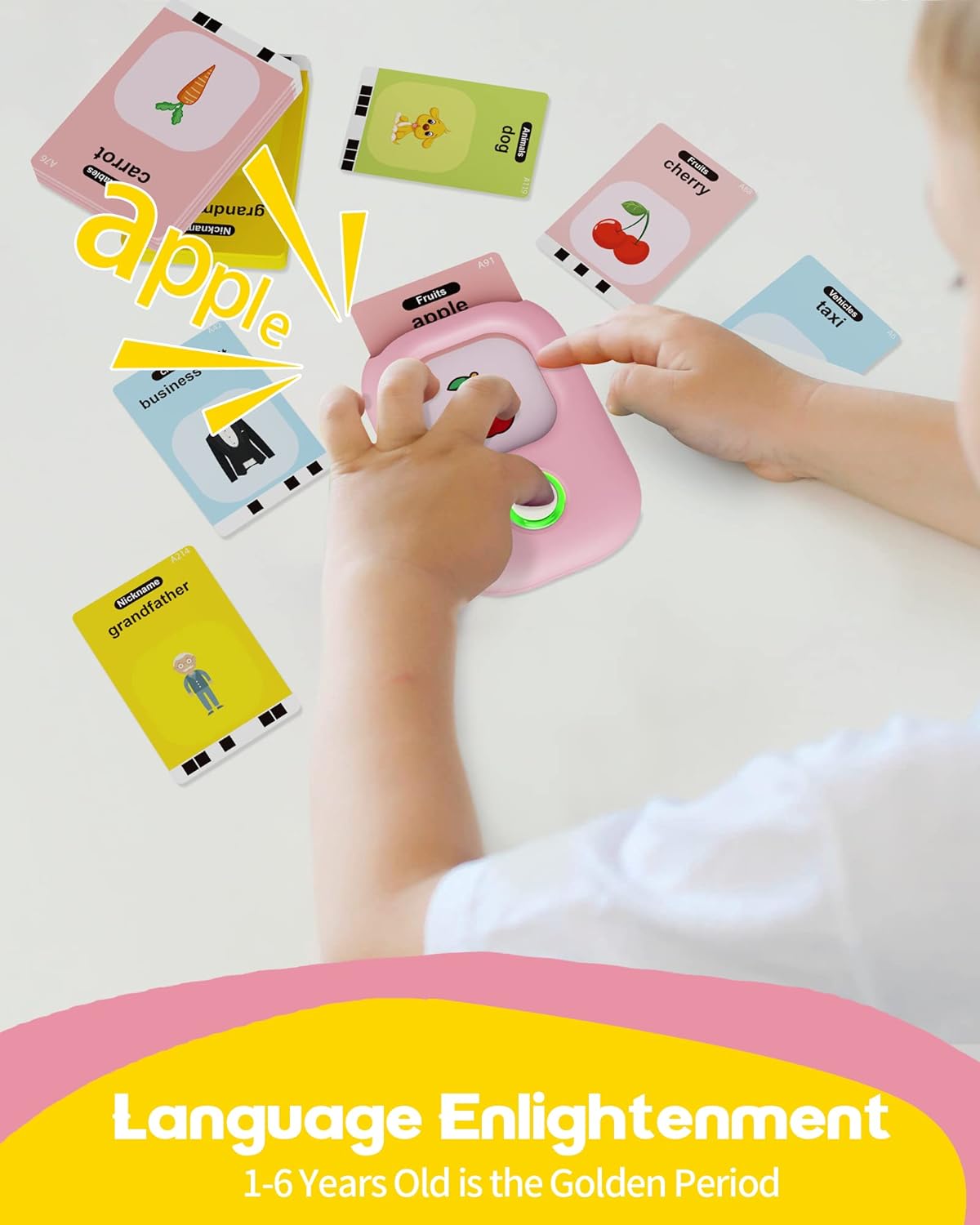 Talking Flash Cards Reader: 448 Sight Words Set