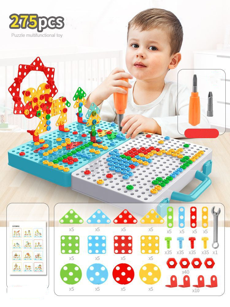 DIY Construction Toolbox Set: Disassembly Puzzle Game