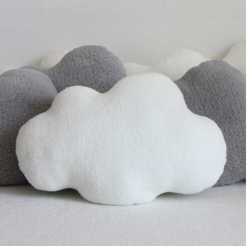 Soft Plush Weather Series Pillow: Cloud, Sun & Rainbow