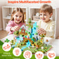 Magnetic Forest Castle Blocks: 150 Piece Set