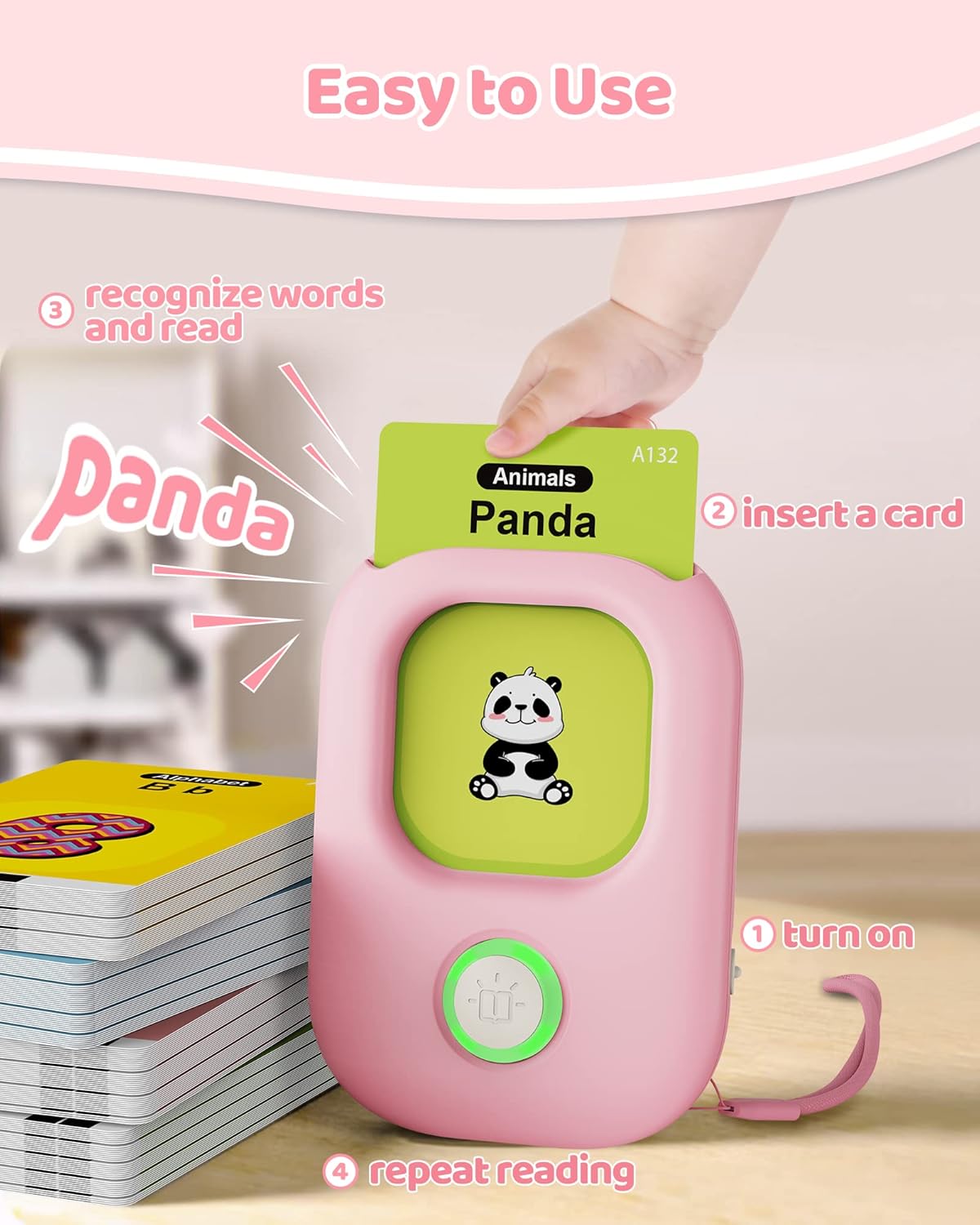 Talking Flash Cards Reader: 448 Sight Words Set