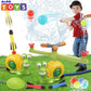 Yellow Water Sprinkler Toy: Outdoor Summer Play
