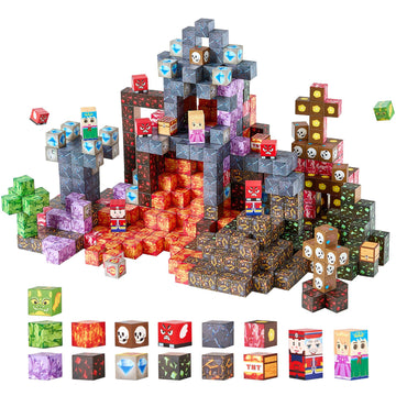 Magnetic Dark Castle Blocks: 150 Piece Set