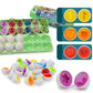 Montessori Smart Eggs Puzzle: Shape Matching Set