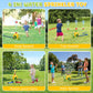 Yellow Water Sprinkler Toy: Outdoor Summer Play