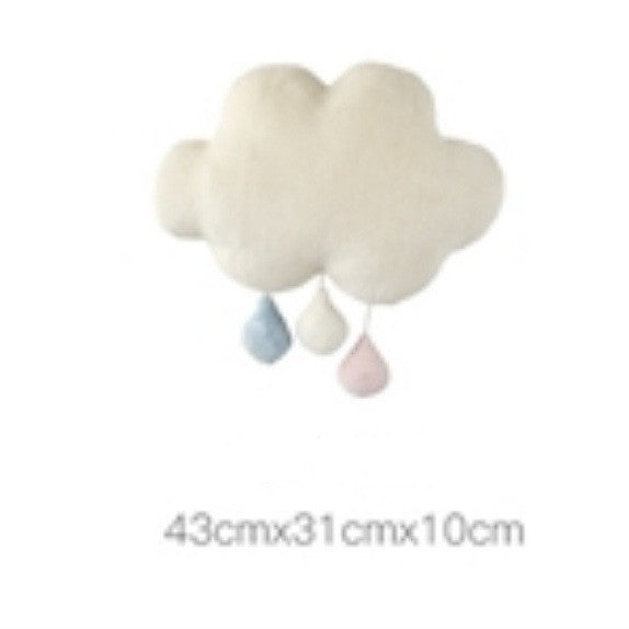 Soft Plush Weather Series Pillow: Cloud, Sun & Rainbow